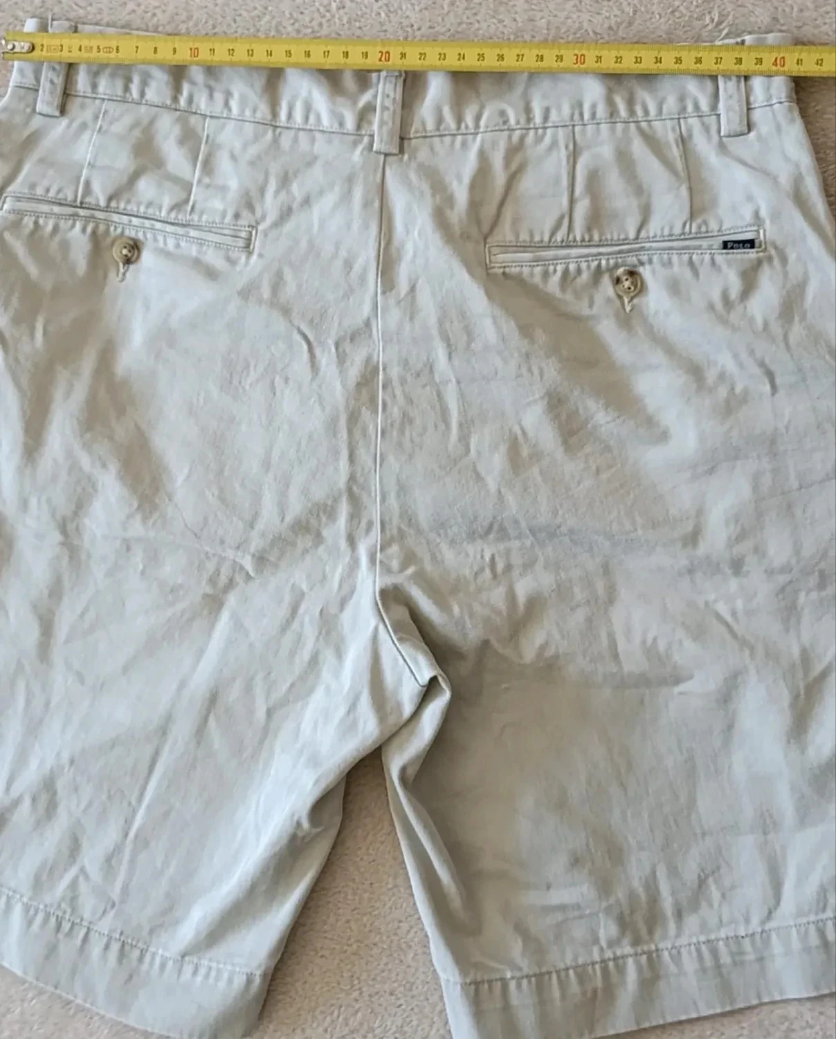 Pantalón Chin Polo Ralph Lauren Classic Fit 9” beige Talla 32 – photo 18